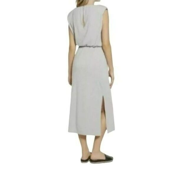 Wayf Luisa Gray Jersey MIDI Dress NWT - Picture 2 of 9